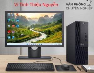Bộ Máy Dell : i3 6100 + Ram 8 Gb +SSD 128 Gb + Màn Hình 20