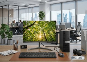 Máy Bộ Dell :Chip i5 4570 + Ram 8GB +SSD 256 Gb + Màn hình 22 inch