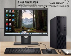 Bộ Máy Dell : i7 7700 + Ram 8Gb +SSD 256 Gb + Màn Hình 20