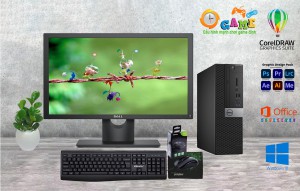 Bộ Máy Dell: CPU i7 - 8700 + ram 8 Gb + Ssd 256 Gb + Màn Hình 22 inch DELL