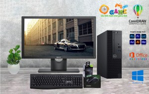 Bộ Máy Dell: CPU i7 - 6700 + ram 16 Gb + Ssd 512 Gb + Màn Hình 22 inch DELL
