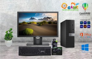 Bộ Máy Dell : i5-3470/Ram 4GB/SSD 120GB/Màn Hình 20inch