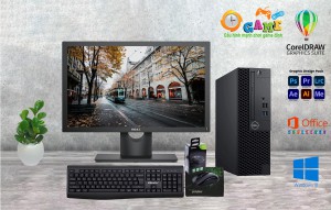 Bộ Máy Dell : i7 7700 + Ram 8Gb +SSD 256 Gb + Màn Hình 24