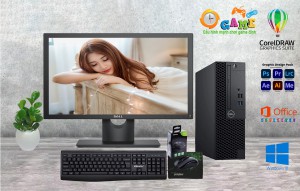 Bộ Máy Dell : i7 9700 + Ram 16 Gb +SSD 512 Gb + Màn Hình 24