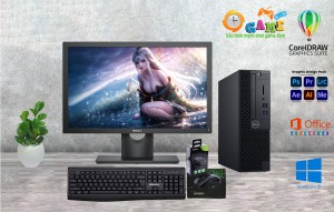 Bộ Máy Dell : i7 8700 + Ram 8Gb +SSD 256 Gb + Màn Hình 24