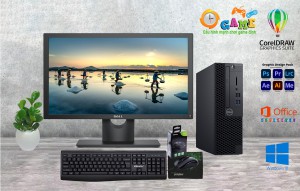 Bộ Máy Dell : i7 9700 + Ram 8Gb +SSD 256 Gb + Màn Hình 22