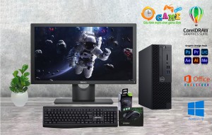 Trọn Bộ Máy Dell : Core i3-2100/Ram 8GB/SSD240GB/Màn Hình 20inch