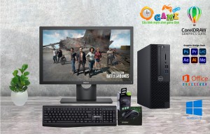 Máy Bộ Dell T1700: Core i3-4130/ram 8GB/SSD 240 GB/màn Hình 20inch