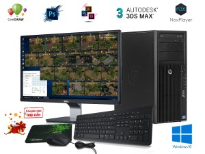 HP Workstation Z420: Xeon E5-2680/32GB/SSD 240GB/GTX1050Ti/24inch