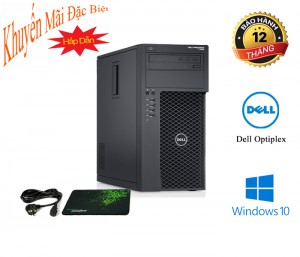 Dell Precision T1650 MT: Core i7-3770/ RAM 16GB/ SSD 240 GB Mới 2022